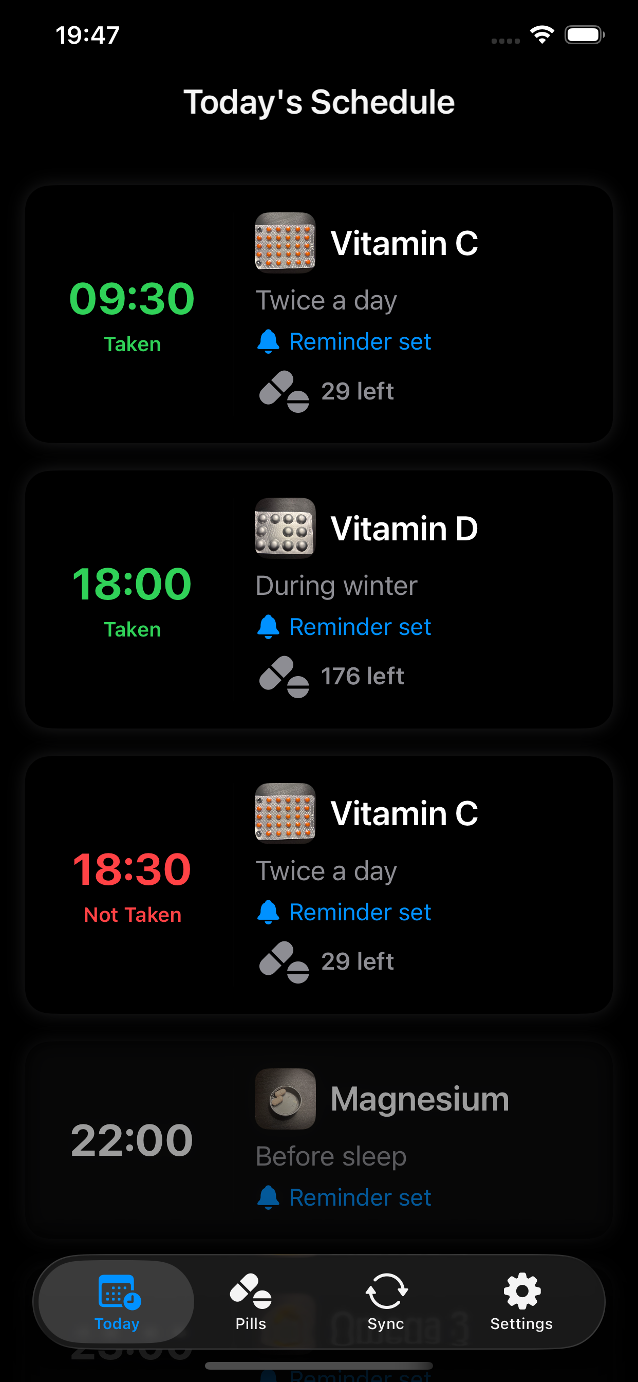 PillDaddy App Screenshot 1